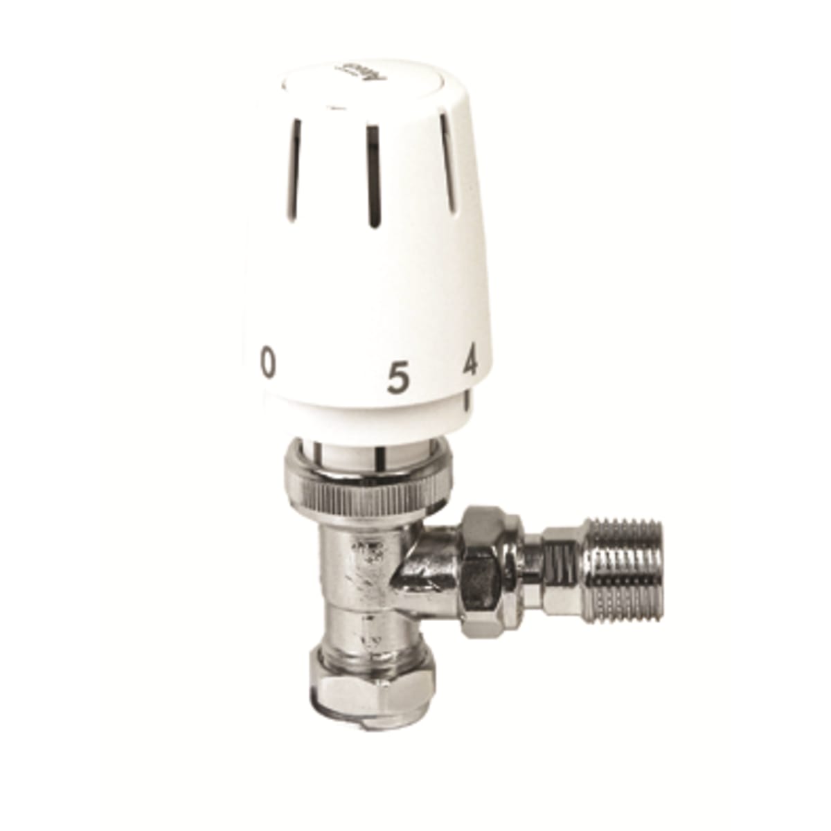 CONTRACT BI-DIRECTIONAL ANGLED THERMOSTATIC RADIATOR VALVE 15mm TRV TEAMS 