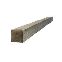 Treated Incised UC4 Fence Post Green 100 x 100 x 2400mm