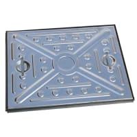 EJ Single Seal Manhole Cover and Frame 5T 600 x 450mm Galvanised