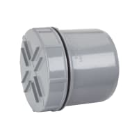 Polypipe Soil Spigot Tail Access Cap 110mm Grey