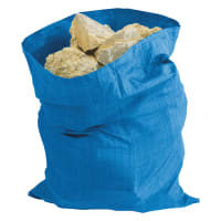 重型废墟袋104 x 81 x 53厘米蓝色包装的6