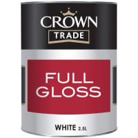 Crown Trade Full Gloss Paint 2.5L White