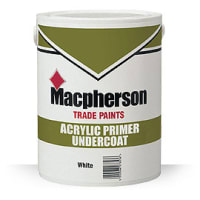 Macpherson Trade Paints Acrylic Primer Undercoat 1L White