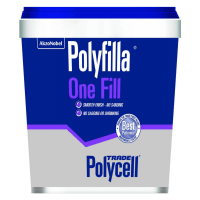 Polycell polyfill One Fill Surface Filler 1L White