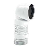 McAlpine Standard Flexible WC Pan Connector 110mm White