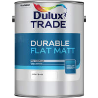 Dulux Trade Durable Flat Matt Paint 5L Light Base