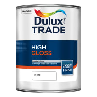 Dulux Trade High Gloss Paint 1L White