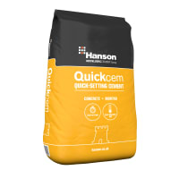 Hanson Quickcem Quick Setting Cement Plastic Handy Bag 25kg