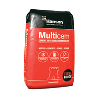Hanson Multicem Cement Plastic Bag 25kg