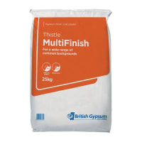 British Gypsum Thistle MultiFinish Finishing Plaster 25kg
