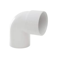 Polypipe Solvent Weld Waste 40mm Swivel Bend 92.5° White