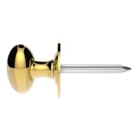 Carlisle Brass Oval Thumb Turn with Release 36mm Polished Brass