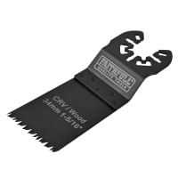 Faithfull Multi-Functional Flush Wood Blades Side Set 34mm Pack of 5