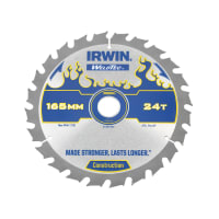 Irwin 24T Weldtec Cordless Circular Saw Blade 165mm