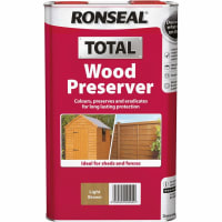 Ronseal Trade Total Wood Preserver 5L Dark Brown