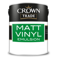 Crown Trade Matt Vinyl Emulsion Paint 5.0L Tint Base