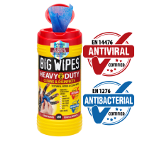 Big Wipes Antiviral Heavy Duty 4x4 Wipes Tub of 80