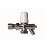 Altech Angled Manual Radiator Lockshield Valve and Drain Off 15mm