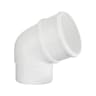 Polypipe 112.5° Bend Round Downpipe 68mm Offset White