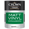 Crown Trade Premium Base Matt Vinyl Emulsion Paint 5L White