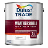 Dulux Trade Weathershield Exterior Gloss Paint 5L Brilliant White