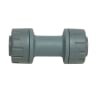 Polypipe PolyPlumb Straight Connector 15mm Grey