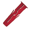 Rawlplug Universal Uno Plug 28 x 6mm Red Pack of 96