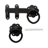 Carlisle Brass Ring Gate Catch Extruded 150mm Black
