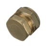 Altech Compression Stop End 15mm Brass