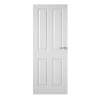 Premdor Internal 4 Panel Textured White Primed Door 1981 x 762 x 35mm