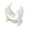 Talon Snap In Open Pipe Clip 15mm White