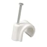 Talon Nail-In Pipe Clip 26 x 15mm White Pack of 100
