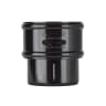Polypipe Round Downpipe Connector 68mm Black