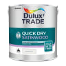 Dulux Trade Quick Dry Satinwood Paint 2.5L Pure Brilliant White