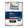 Dulux Trade High Gloss Paint 1L Black