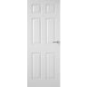 Premdor Internal 6 Panel Textured White Primed Door 1981 x 686 x 35mm