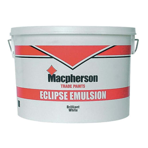 Macpherson Eclipse Emulsion Paint 10L Brilliant White