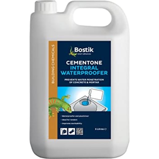 Bostik Integral Liquid Waterproofer 5L Blue