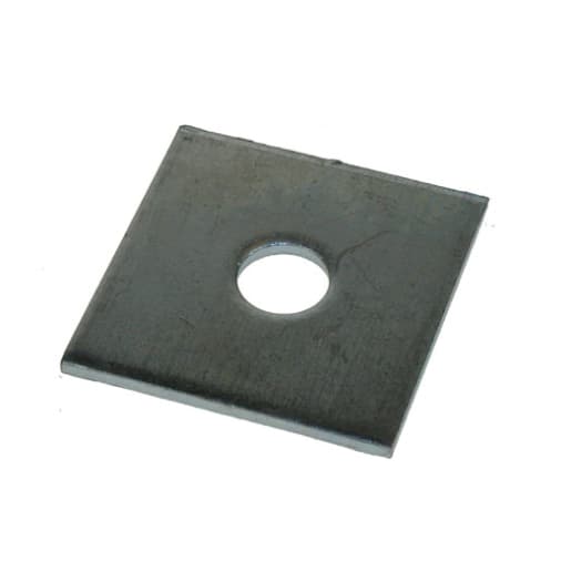 M12 SQUARE PLATE WASHERS 50mm x 50mm x 3mm HEAVY DUTY ZINC PLATED BZP WASHER 