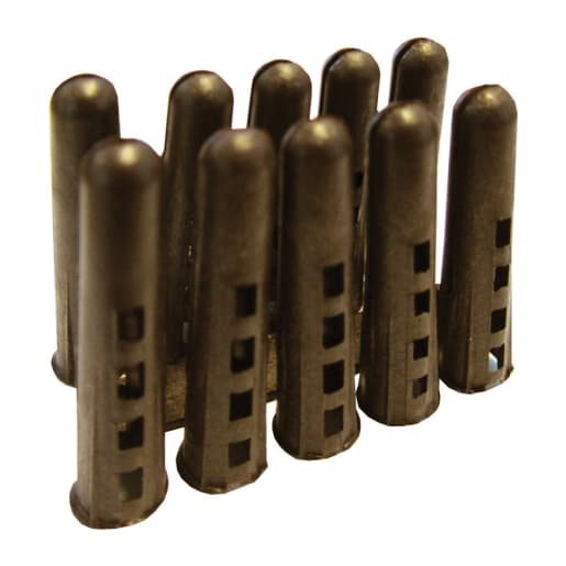Rawlplug Wall Plugs 7mm Brown Pack of 100
