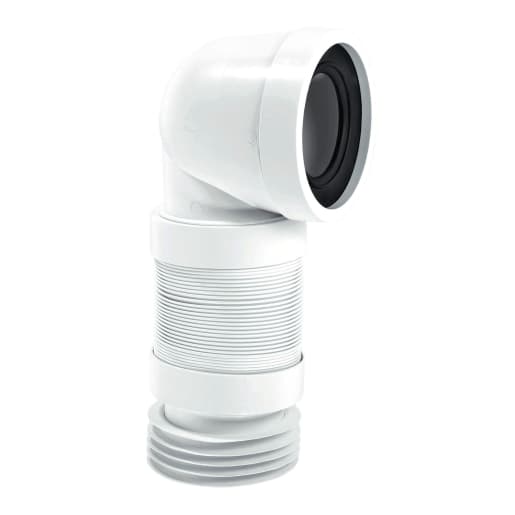 McAlpine Standard Flexible WC Pan Connector 110mm White