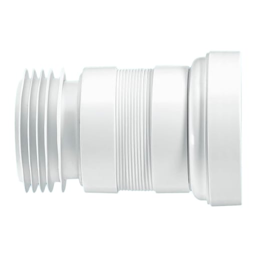 McAlpine Straight Flexible WC Connector 4