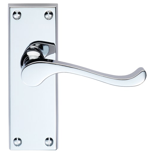 Carlisle Brass Contract Victorian Scroll Latch Pack Polished Chrome