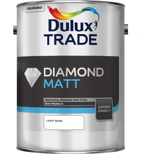 Dulux Trade Diamond Matt Paint 5L Light Base