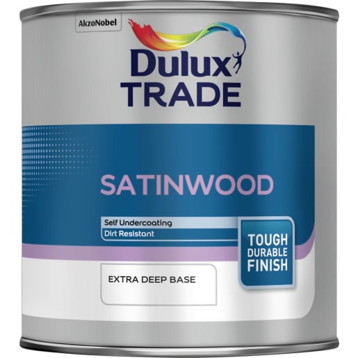 Dulux Trade Satinwood Paint 1L Extra Deep Base