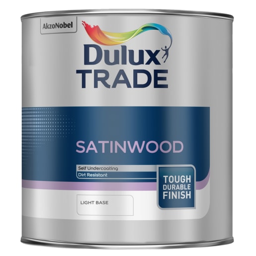 Dulux Trade Satinwood Paint 1L Light Base
