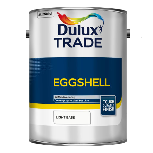 Dulux Trade Eggshell Paint 5L Light Base