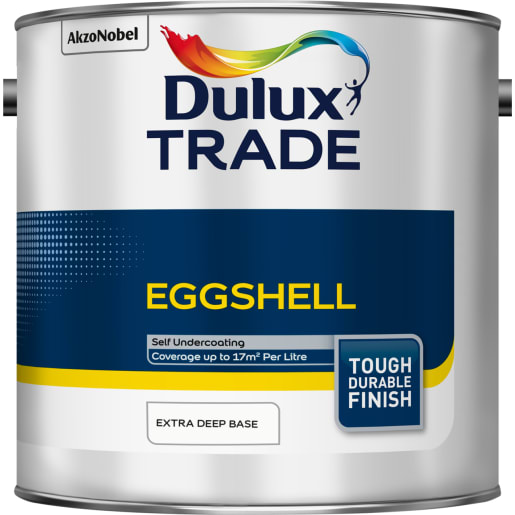 Dulux Trade Eggshell Paint 2.5L Extra Deep Base