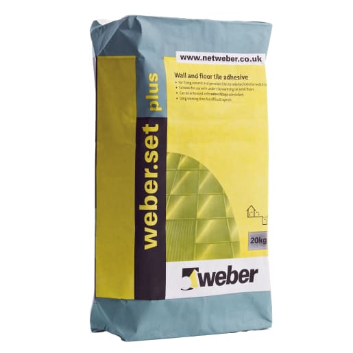 Weber Fix Plus Tile Adhesive 20kg Grey