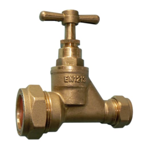 Altech Stopcock 25 x 22mm Brass